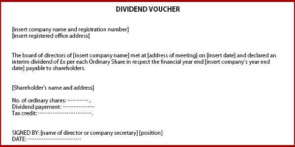 How to issue dividends in a private company limited by shares